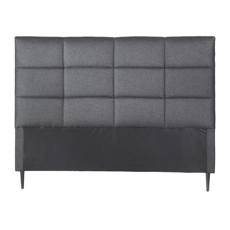 Artiss Bed Headboard Queen Bedhead Linen Fabric Charcoal