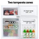 Devanti 85L Bar Fridge Mini Freezer Refrigerator White