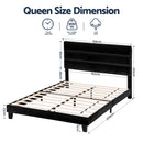 Artiss Queen Bed Frame Upholstered Platform Base with Geometric Headboard Black Velvet