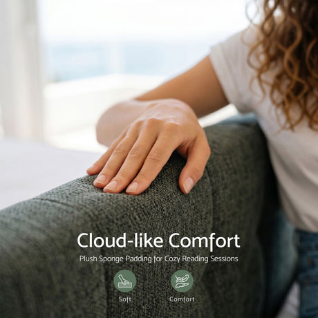 Artiss Queen Bed Frame Chenille Heavy Duty Platform Base Green 300kg Support No Box Spring Needed