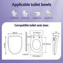 Cefito Smart Electric Bidet Toilet Seat Wireless Remote Heated Dryer Auto Wash