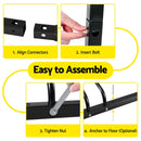 Weisshorn 5 Bike Floor Stand Rack Fits 20"-29" MTB Tires for Garage Storage