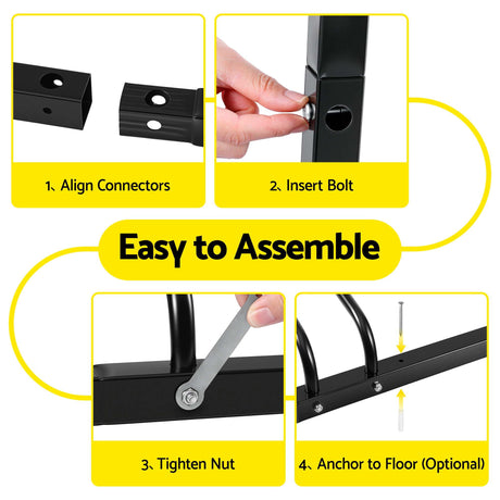 Weisshorn 5 Bike Floor Stand Rack Fits 20