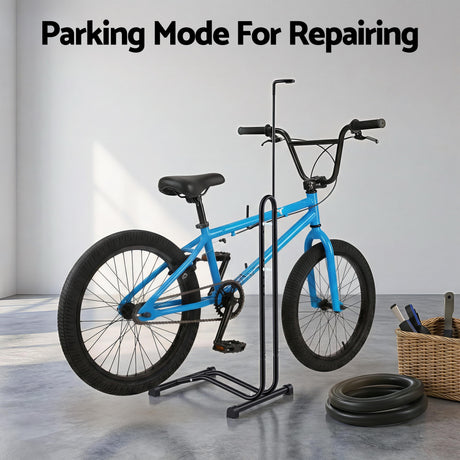 Weisshorn 4-in-1 Bike Parking Stand Vertical Floor Storage Rack for 24