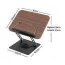 Artiss Book Stand Adjustable Book Holder Foldable Reading Rest Rack with 360 Degree Rotating Base and Page Clip