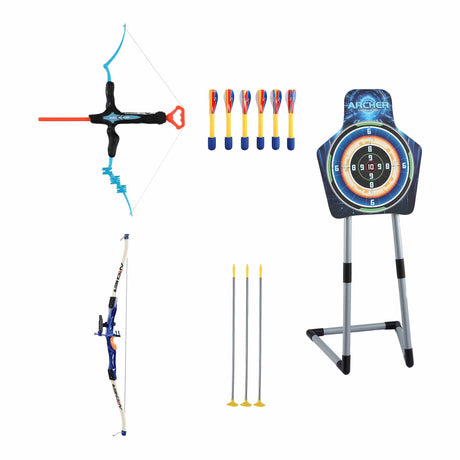Keezi Kids Bow and Arrow Set Toy Archery Standing Target Suction Cup Arrows