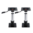 Seamanship Boat Seat Pedestal 34–46cm Adjustable Gas Lift 360 Degrees Swivel 2 Pack