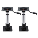 Seamanship Boat Seat Pedestal 34–46cm Adjustable Gas Lift 360 Degrees Swivel 2 Pack