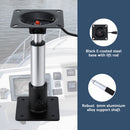 Seamanship Boat Seat Pedestal 34–46cm Adjustable Gas Lift 360 Degrees Swivel 2 Pack