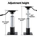 Seamanship Boat Seat Pedestal 34–46cm Adjustable Gas Lift 360 Degrees Swivel 2 Pack