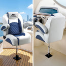 Seamanship Boat Seat Pedestal 34–46cm Adjustable Gas Lift 360 Degrees Swivel 2 Pack