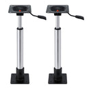 Seamanship Boat Seat Pedestal 55–75cm Adjustable Gas Lift 360 Degrees Swivel 2 Pack