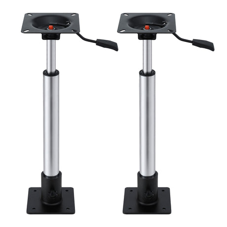 Seamanship Boat Seat Pedestal 55–75cm Adjustable Gas Lift 360 Degrees Swivel 2 Pack