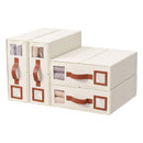 Artiss Bed Sheet Organisers Box 4Pcs Storage King Size Bedding Foldable Beige