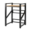 Artiss Over Washing Machine Rack Laundry Shelf Space Saver 75cm Black