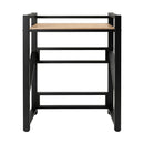 Artiss Over Washing Machine Rack Laundry Shelf Space Saver 75cm Black
