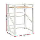 Artiss Over Washing Machine Rack Laundry Shelf Space Saver 75cm White