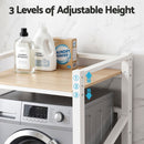 Artiss Over Washing Machine Rack Laundry Shelf Space Saver 75cm White
