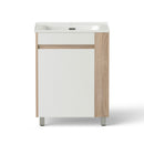 Cefito Vanity Unit 835mm Basin Bathroom Cabinet Side Storage Free Standing Sink