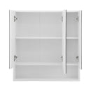 Cefito Bathroom Mirror Cabinet Medicine Adjustable Shelves Wall Hung 700x750mm White