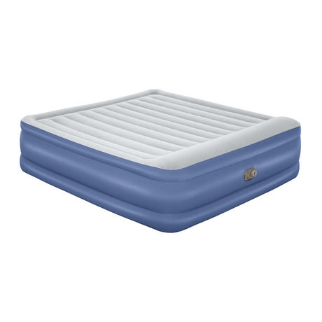 Bestway Air Mattress King Inflatable Bed 56cm Airbed Blue