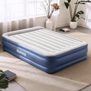 Bestway Air Mattress Queen Inflatable Bed 46cm Airbed Blue