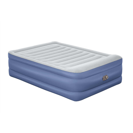 Bestway Air Mattress Queen Inflatable Bed 61cm Airbed Blue