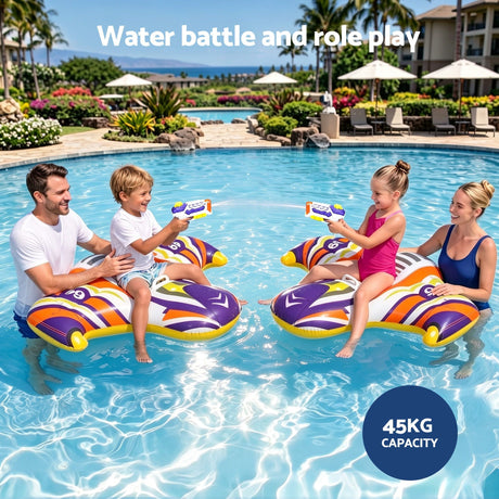 Bestway Spaceship Ride-On Pool Float Toy Floaties for Kids 45kg Capacity
