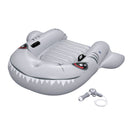 Bestway Shark Ride-On Pool Float Toy Floaties for Kids 45kg Capacity Grey
