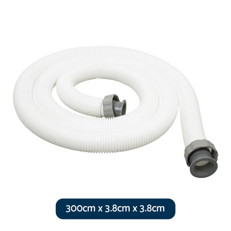 Bestway 38mm Pool Hose Replacement Sand Filter Cartridge Filter Pump Pipe 3m