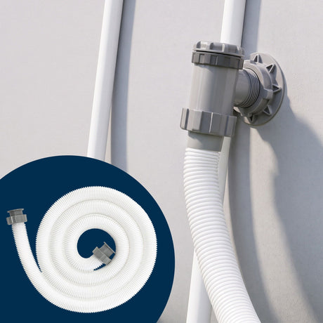 Bestway 38mm Pool Hose Replacement Sand Filter Cartridge Filter Pump Pipe 3m
