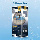 Bestway Swimming Pools 396cm x 107cm Steel Above Ground Canopy Backyard Pool Set White