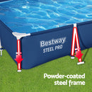 Bestway Swimming Pool 300x201x66cm Steel Frame Above Ground Pools 3300L