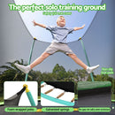 Bestway 8ft Trampoline Kids Rebounder Safety Net Enclosure Outdoor Fitness 2.44m for Ages 6+