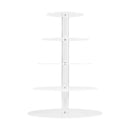 5-Star Chef Cake Stand 5 Tiers Acrylic Holder Display Round Clear Wedding Party