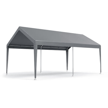 Instahut 3x6m Carports Canopy Tent Portable Garage Outdoor Steel Shelter Grey