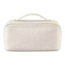 Embellir Makeup Case Portable Cosmetic Bag Organiser Toiletry Travel Bag PU White