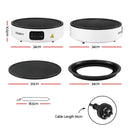 Devanti Ceramic Cooktop Electric Hot Plate Countertop Grill Cooker White