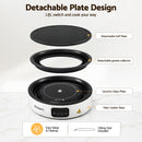 Devanti Ceramic Cooktop Electric Hot Plate Countertop Grill Cooker White