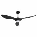 Devanti 52'' Ceiling Fan DC Motor w/Light w/Remote - Black