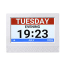 Artiss 7" Smart Digital Clock Calendar HD IPS Touchscreen Weather Photo Frame