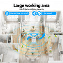 Devanti 50L/Day Dehumidifier Home Air Dryer Mould Moisture 8.5L Tank