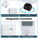 Devanti 70L Dehumidifier Commercial Moisture Absorber Air Dryer 8.5L Water Tank