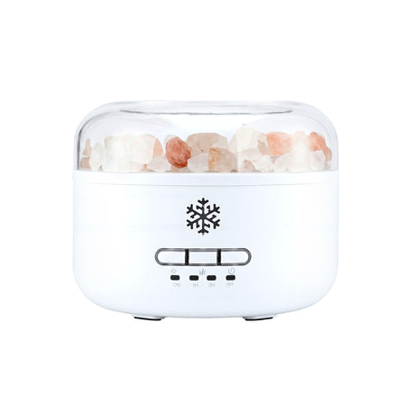 Devanti 150ml Salt Lamp Aroma Diffuser Ultrasonic Humidifier Purifier 7 LED Colors