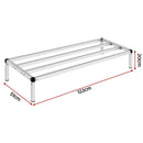 Giantz 122x51cm Aluminum Dunnage Rack Heavy Duty Kitchen Storage Platform