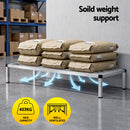 Giantz 122x51cm Aluminum Dunnage Rack Heavy Duty Kitchen Storage Platform