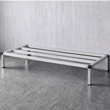 Giantz 122x51cm Aluminum Dunnage Rack Heavy Duty Kitchen Storage Platform