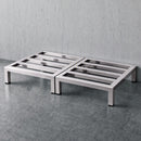 Giantz 35x35cm Dunnage Rack 2-Pack Stainless Steel Kitchen Floor Stand