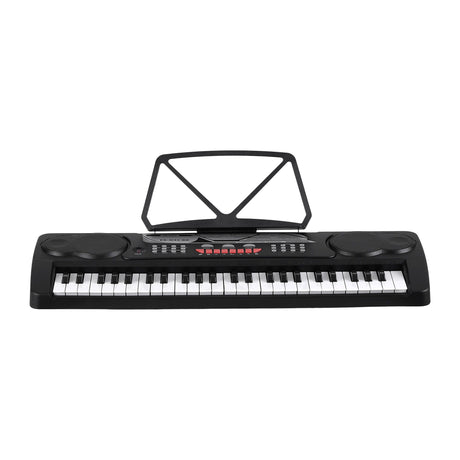 Alpha 49 Key Electronic Keyboard Portable Digital Piano Musical Instrument Black