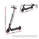 Electric Scooter 180W 18KM/H Foldable Height Adjustable Portable Riding Commuter Teens Adults